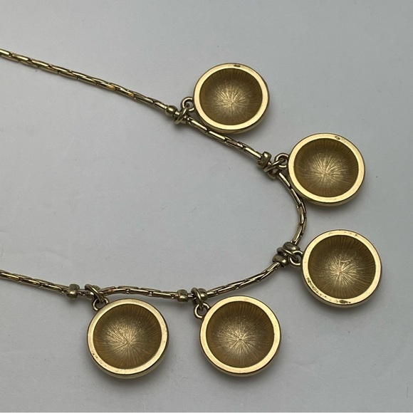 Napier Gold Disk Necklace - Picture 6 of 14